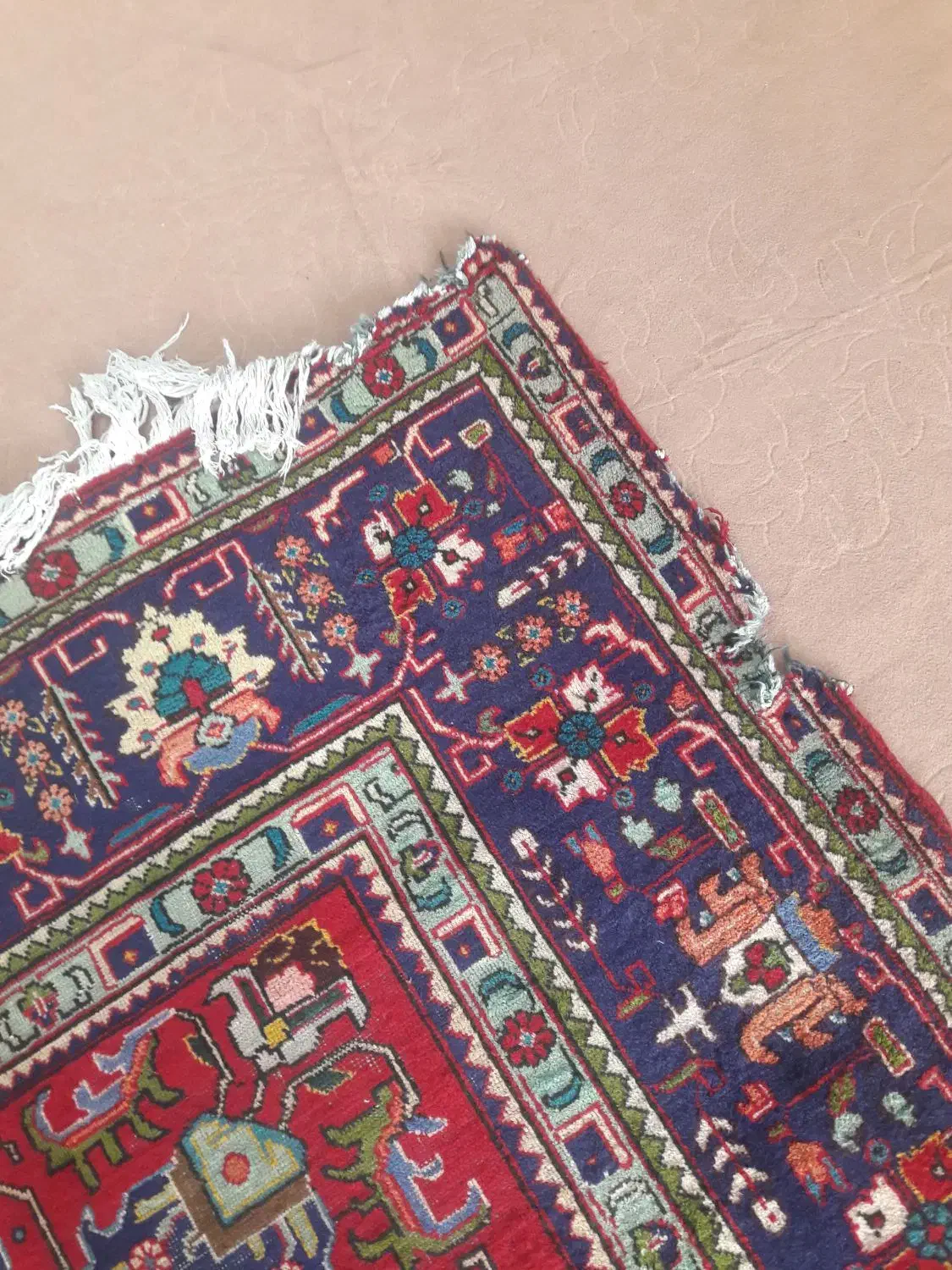 فرش دوازده متری دستباف برای باغ وویلا|فرش|نظرآباد, رسالت|دیوار