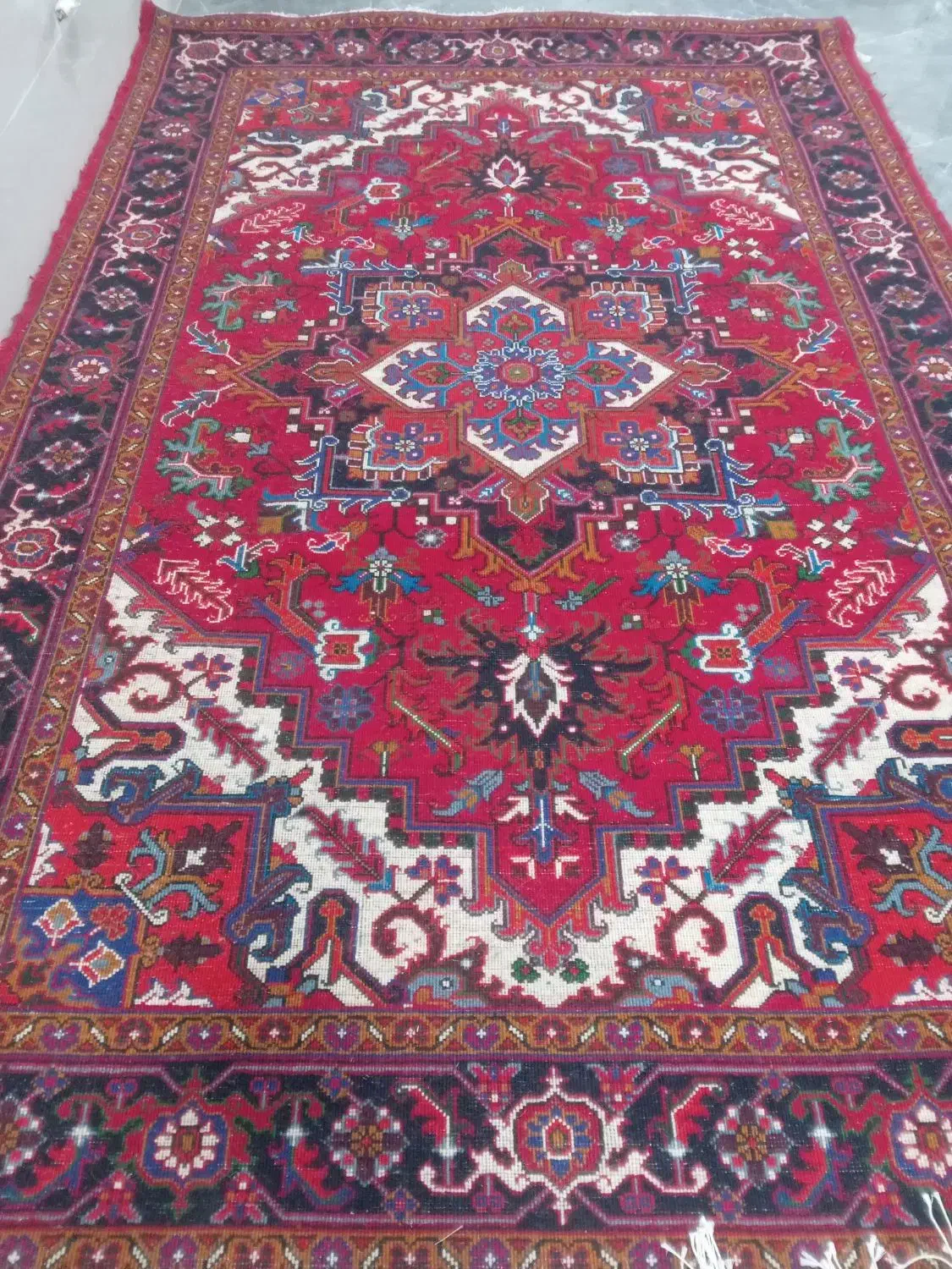 فرش دستبافت ۶متری نو دوجفت|فرش|تبریز, |دیوار