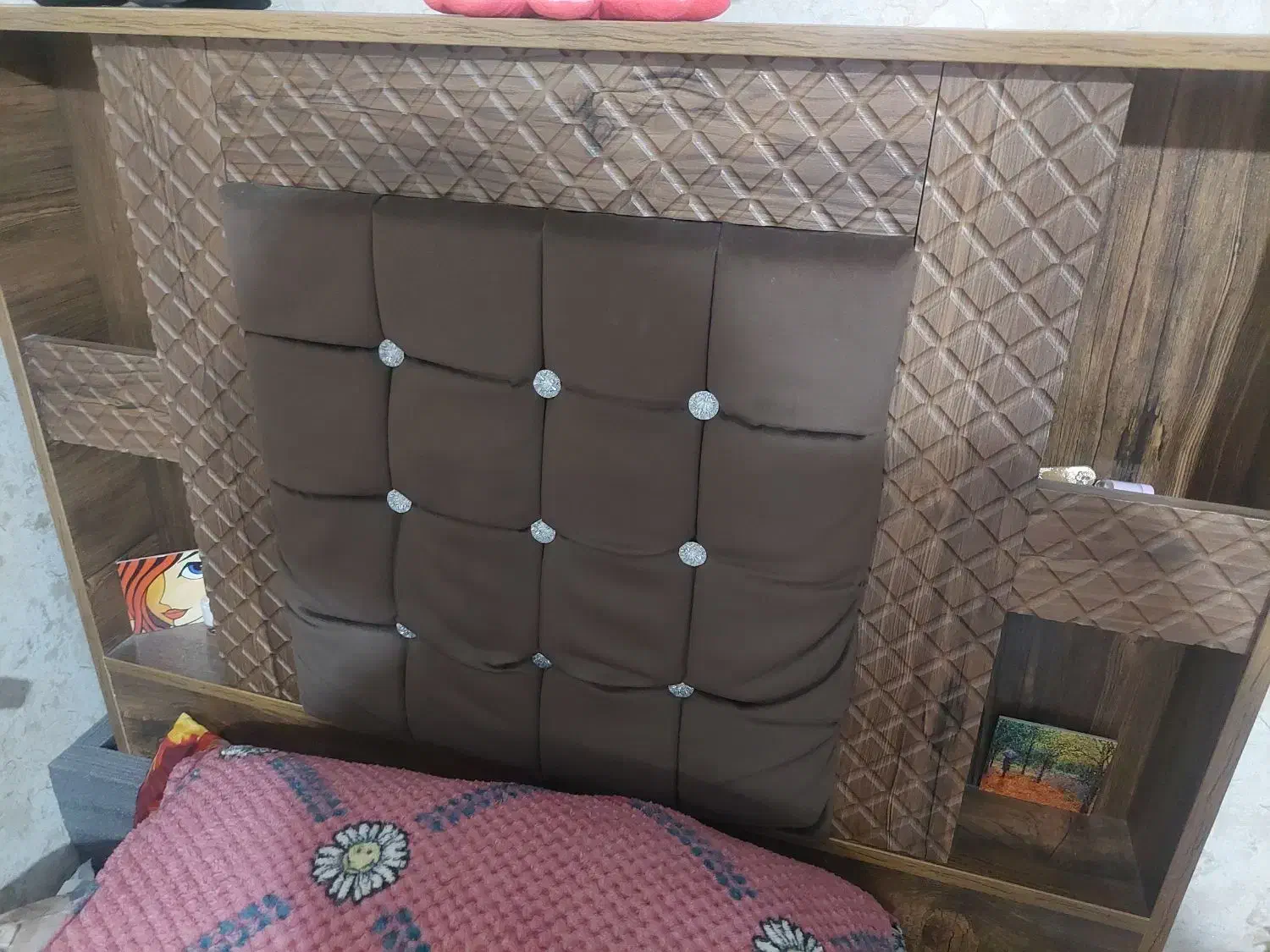 فروش تخت و تشک زرین در حد نو|تشک تختخواب|شیراز, کاراندیش|دیوار