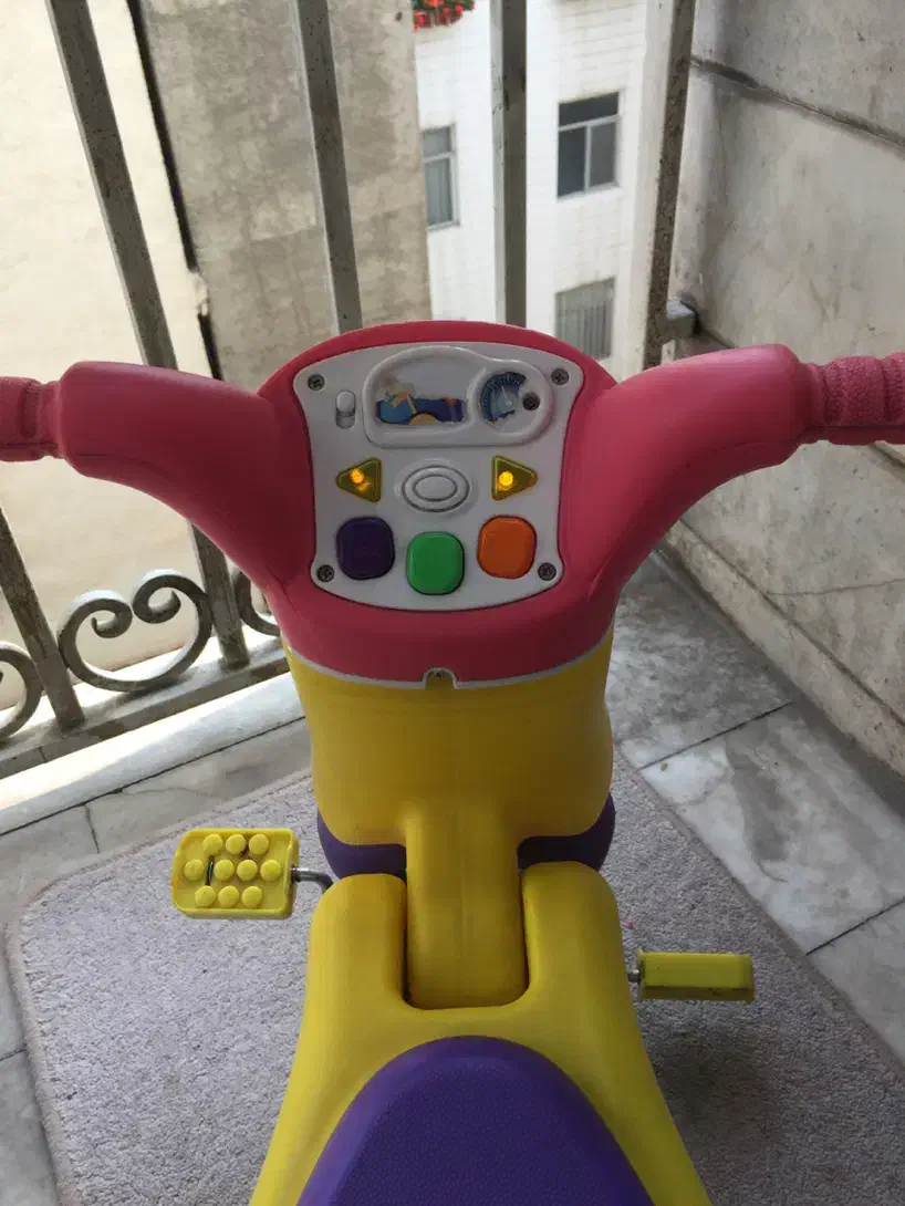 سه چرخه موزیکال کودک خارجی بچه گانه|دوچرخه، اسکیت، اسکوتر|تهران, اباذر|دیوار