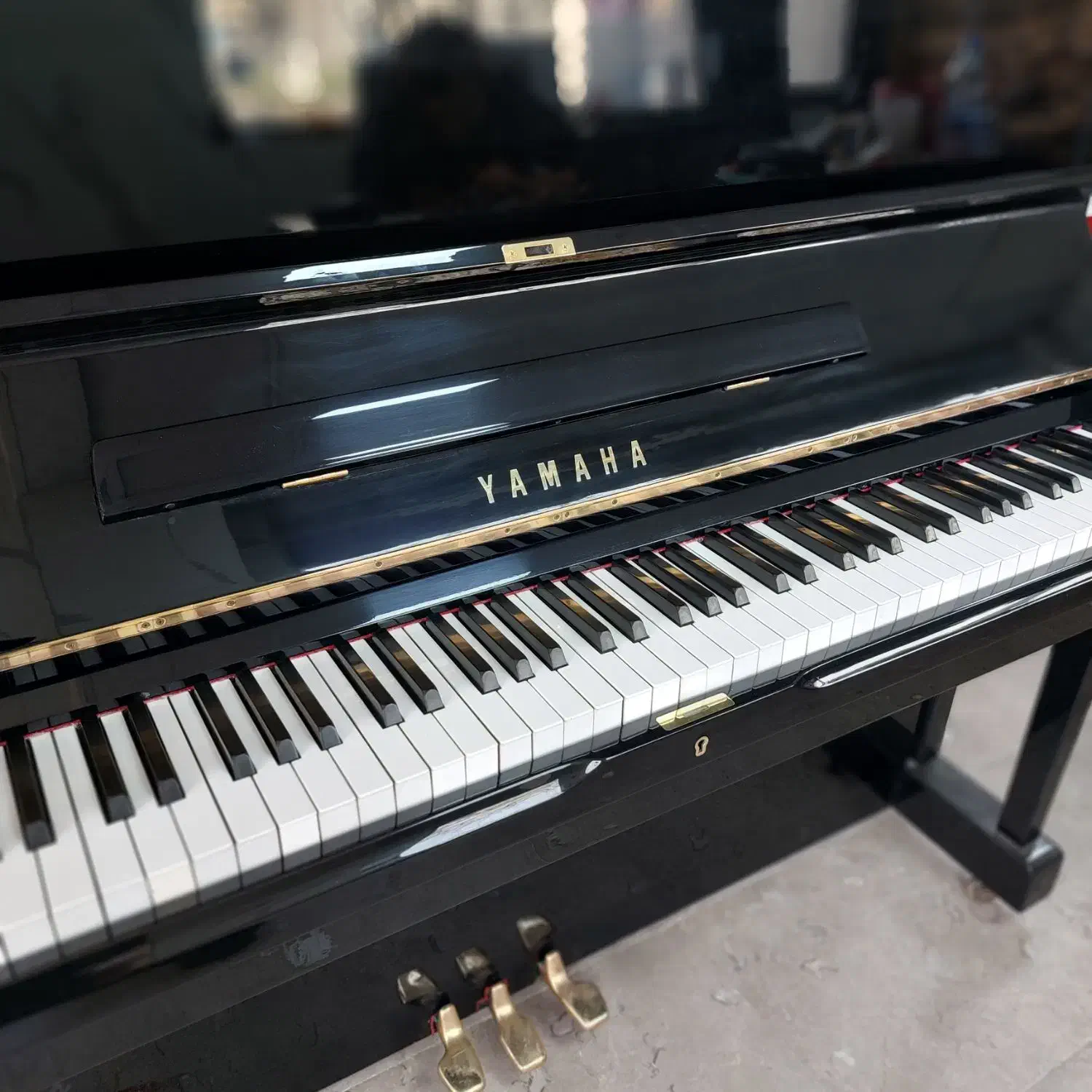 پیانو اکوستیک yamaha u2|پیانو، کیبورد، آکاردئون|قزوین, |دیوار