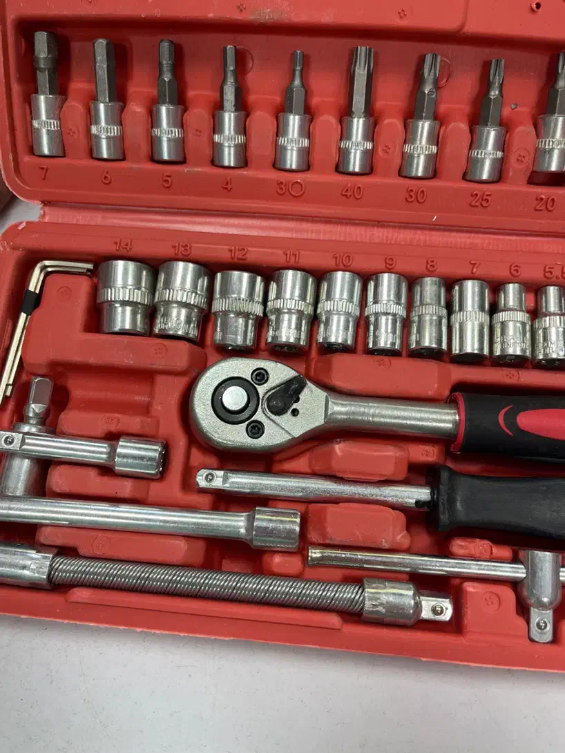 جعبه بکس ۴۶ پارچه قیمت مناسب ابزار|ابزارآلات|رشت, آب و برق|دیوار