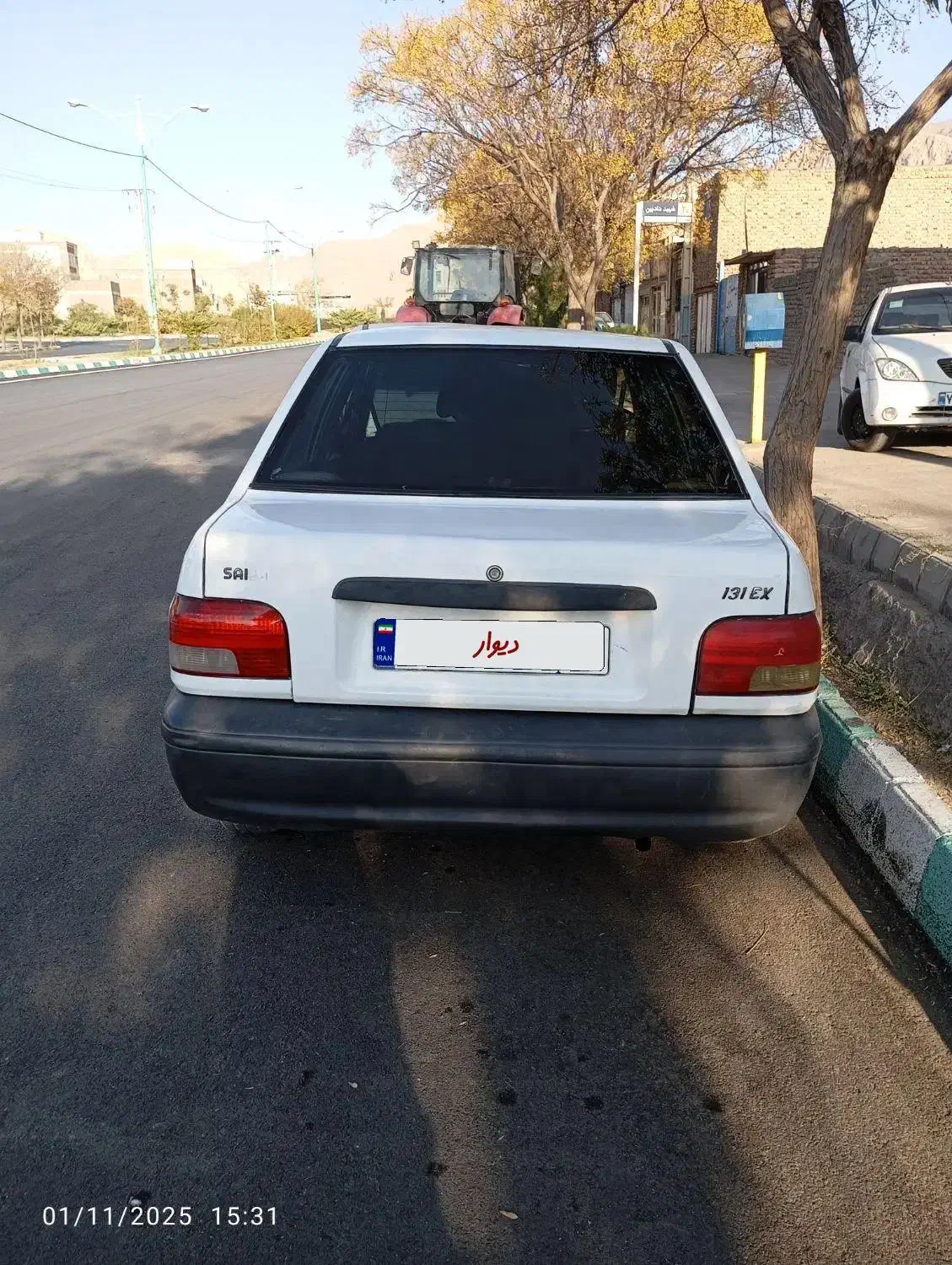 پراید 89 سفید|خودرو سواری و وانت|کرمان, |دیوار