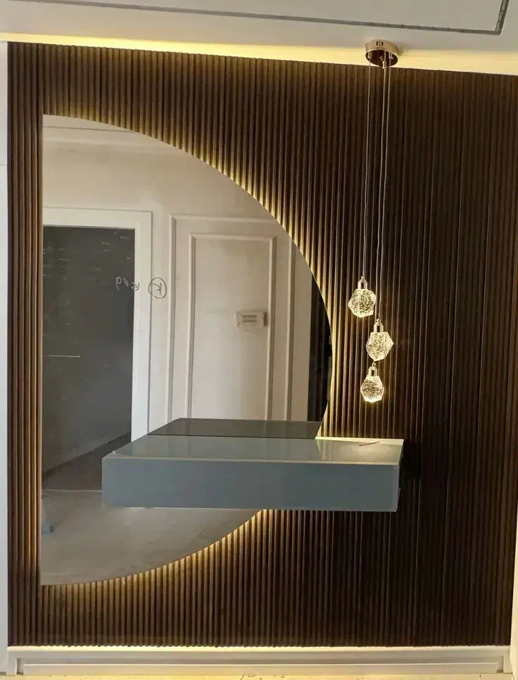 آینه نیم گرد باکس کشو ترمووال|آینه|مشهد, حجت|دیوار