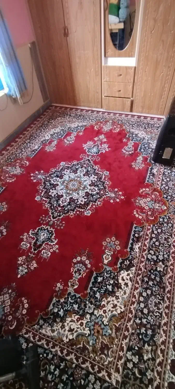 فرش ۱۲ متری در حد نو|فرش|سیسخت, |دیوار