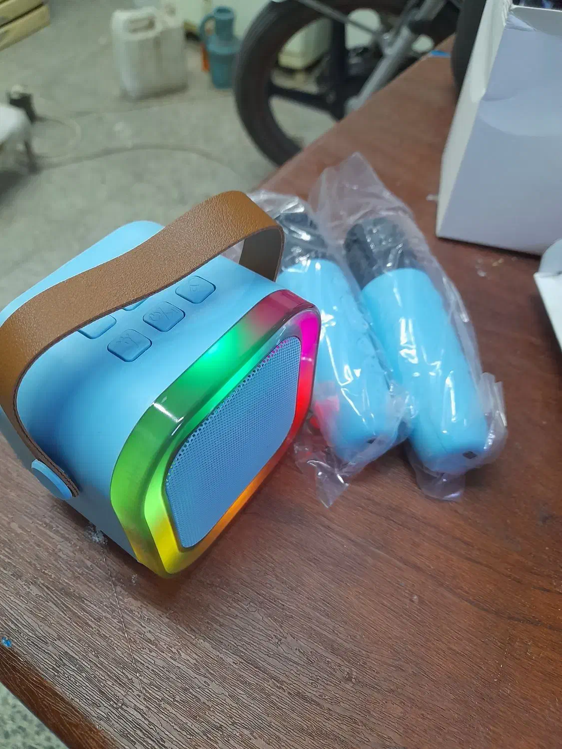 اسپیکر دو میکروفون دار k12|پخشکننده همراه|کرمانشاه, |دیوار