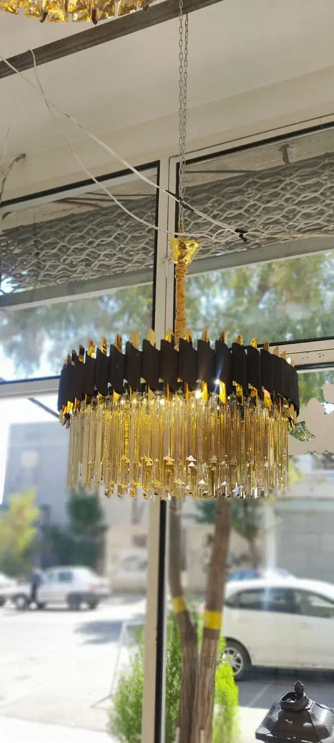 انواع لوستر زیر قیمت خرید فقط ۱دسنگاه موجوده|لوستر و چراغ آویز|اهر, |دیوار