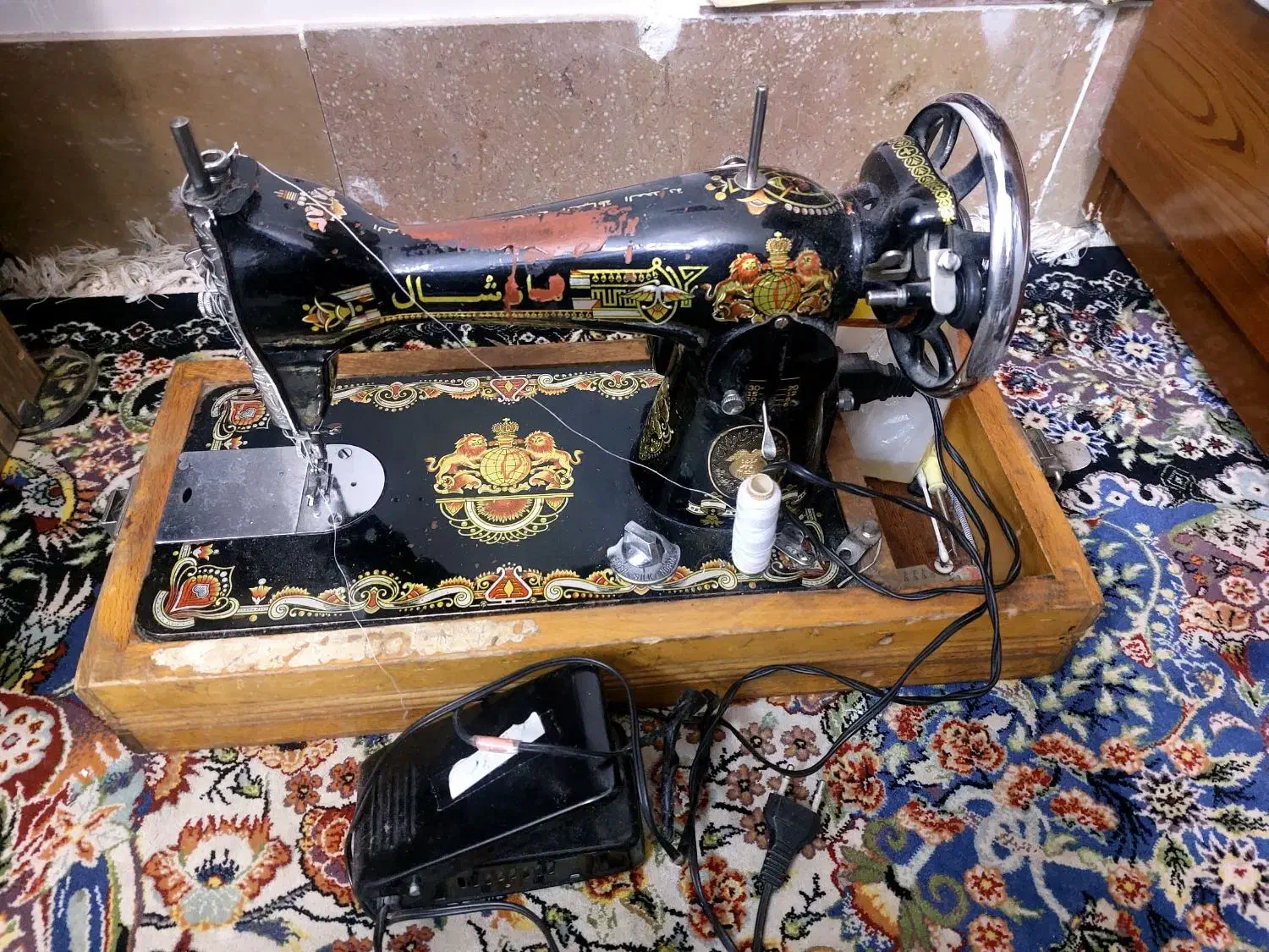 چرخ خیاطی|چرخ خیاطی و ریسندگی|جهرم, |دیوار