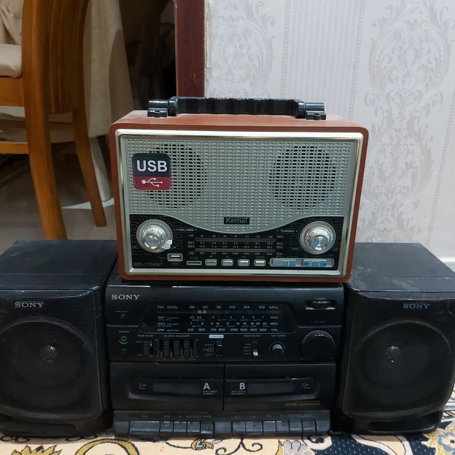 دو ظبط صوتی سونی|سیستم صوتی خانگی|شیراز, فرگاز|دیوار