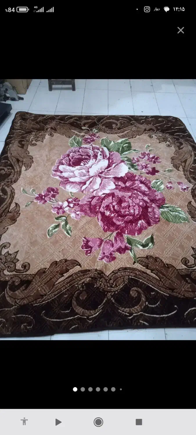 پتوضخیم دونفره ب قیمت درب کارخانه|رختخواب، بالش، پتو|ری, علایین|دیوار