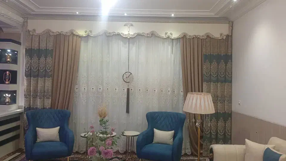 پرده نونو پارچه ترک|پرده، رانر، رومیزی|مرودشت, شهرک مهدیه|دیوار