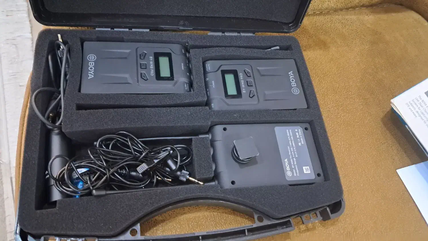 میکروفون یقه ای بی سیم بویا (اچ اف)pro-k2|دوربین عکاسی و فیلم‌برداری|رشت, کوی جام جم|دیوار