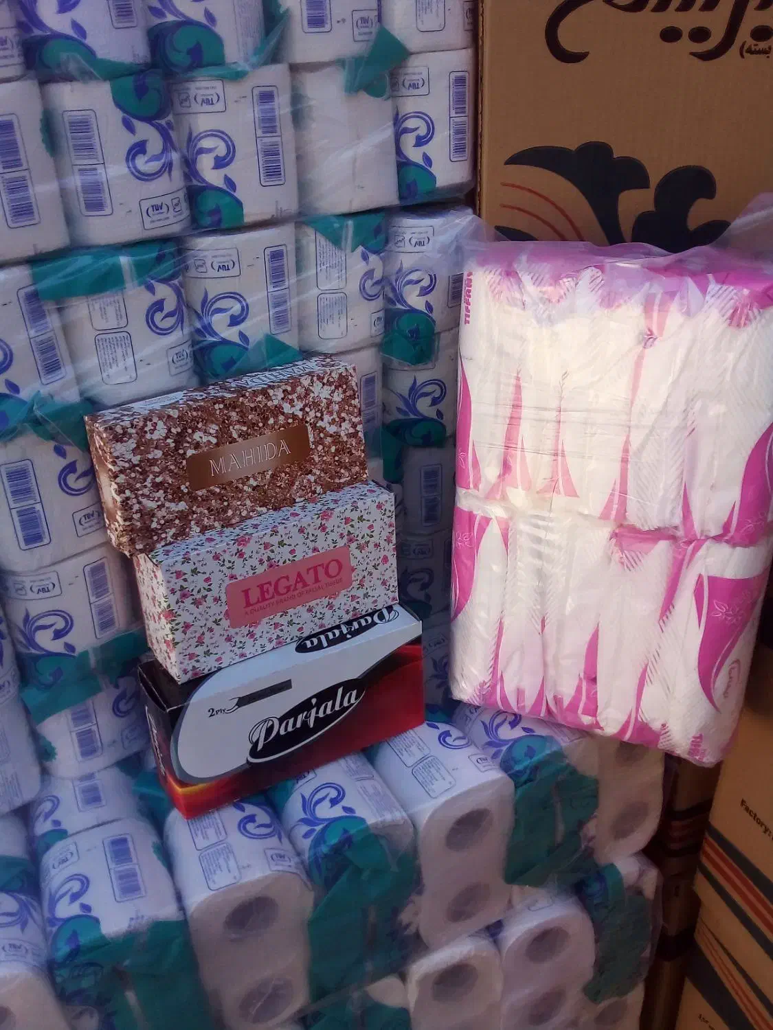 دستمال دوقلو|مواد شوینده و دستمال کاغذی|الوند, |دیوار