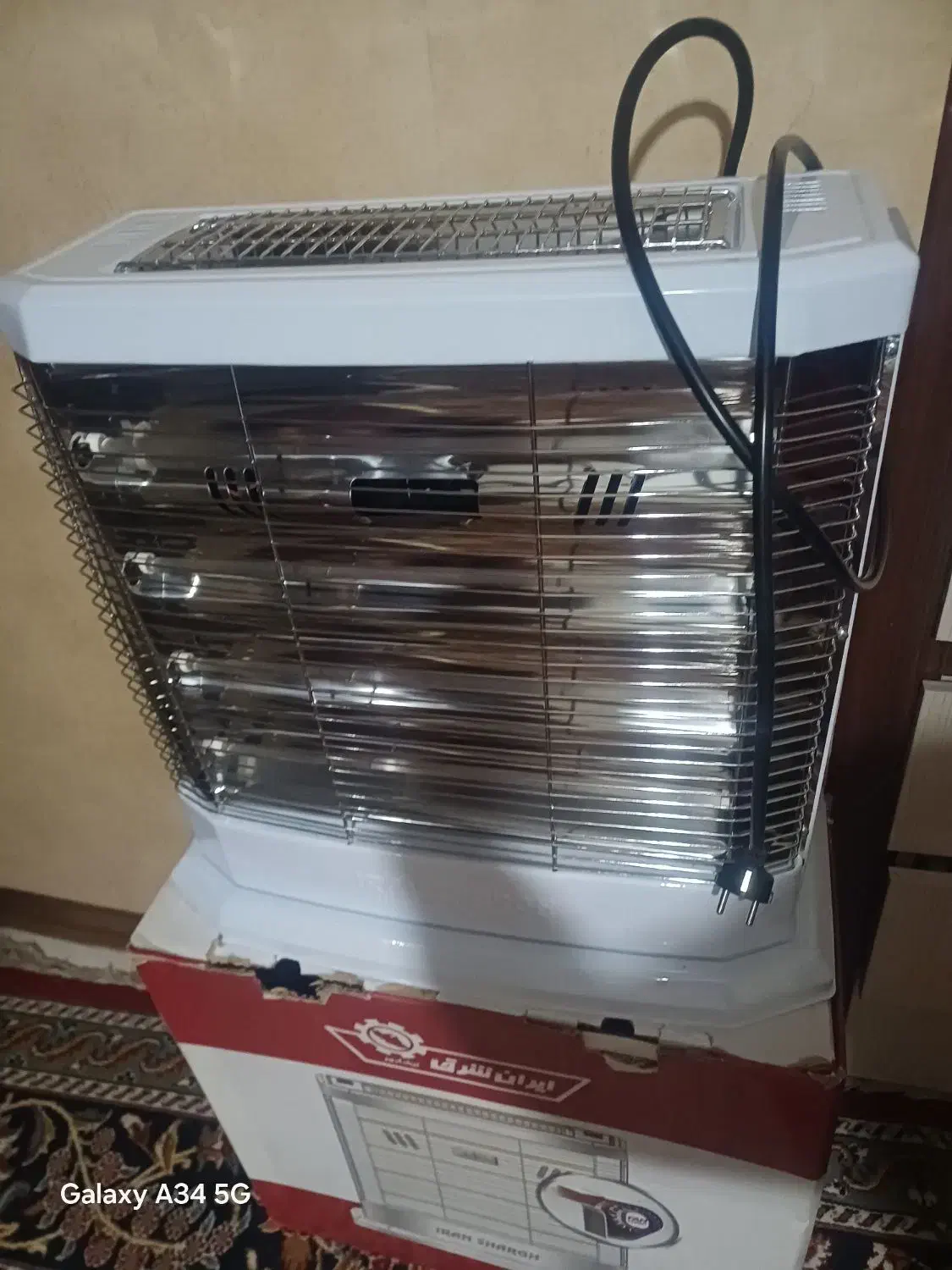 بخاری برقی فن دار|بخاری، هیتر، شومینه|طرقبه, |دیوار