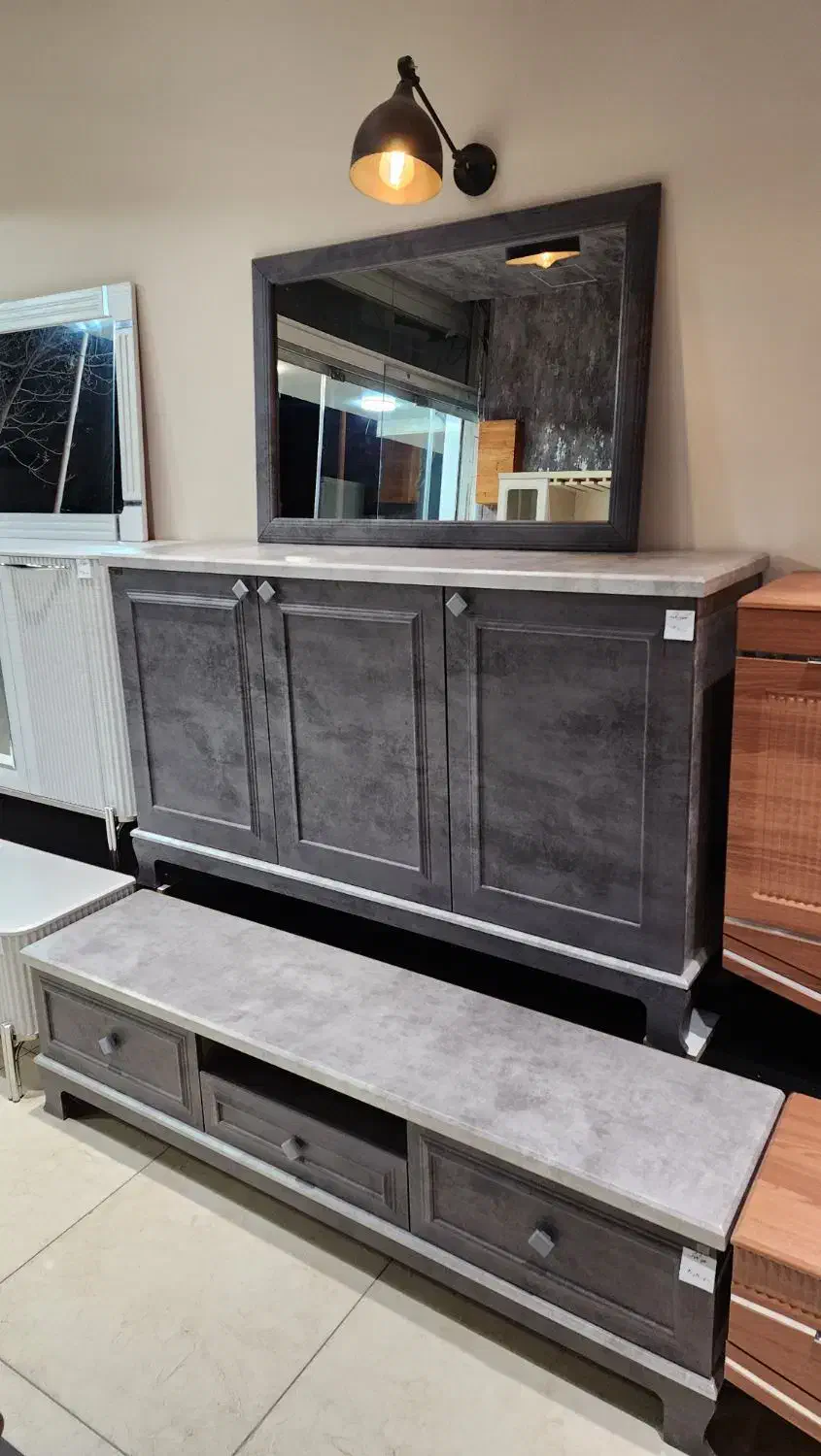 میز تلویزیون و آینه کنسول کاوا|بوفه، ویترین، کنسول|کرمان, |دیوار