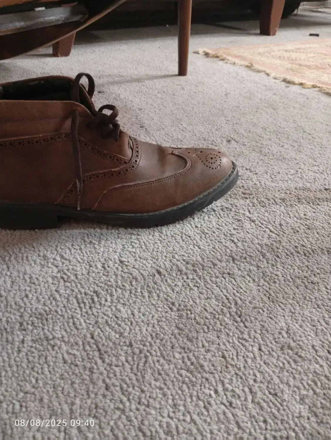 کفش نیم بوت چرم|کیف، کفش، کمربند|آبادان, |دیوار