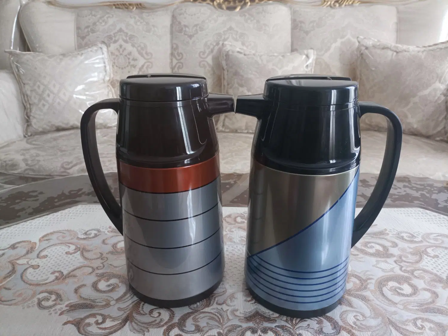 فنجان و نعلبکی الیز فرانسه و فلاسک چای و،،|ظروف سرو و پذیرایی|تهران, علم و صنعت|دیوار