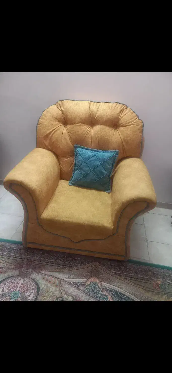 مبل ۷ نفره|مبلمان خانگی و میز عسلی|رودبنه, |دیوار