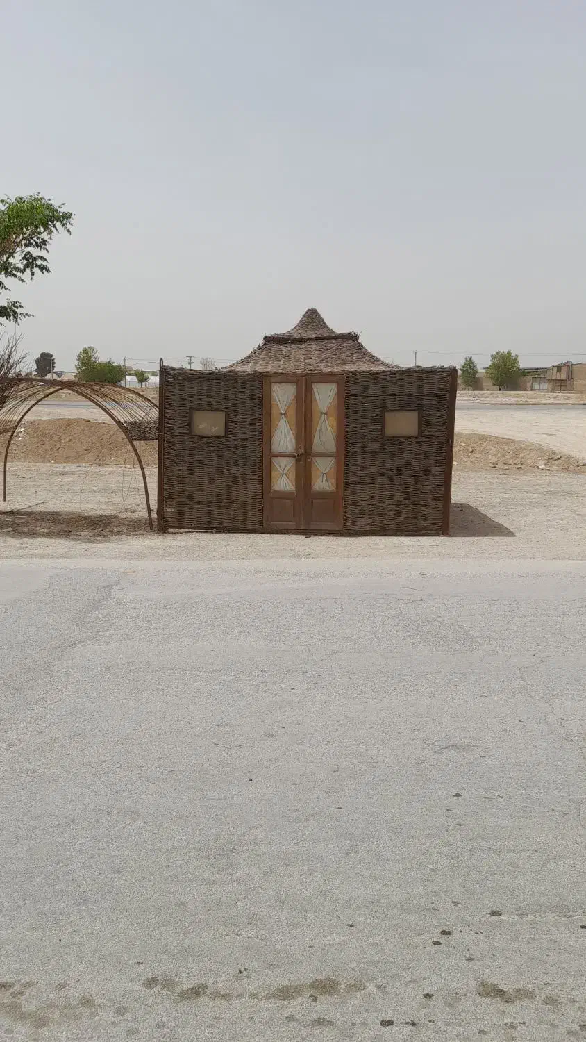 غرفه سنتی الاچیق حصیری کانکس سیار الاچیق چوبی|فروشگاه و مغازه|خمینیشهر, |دیوار