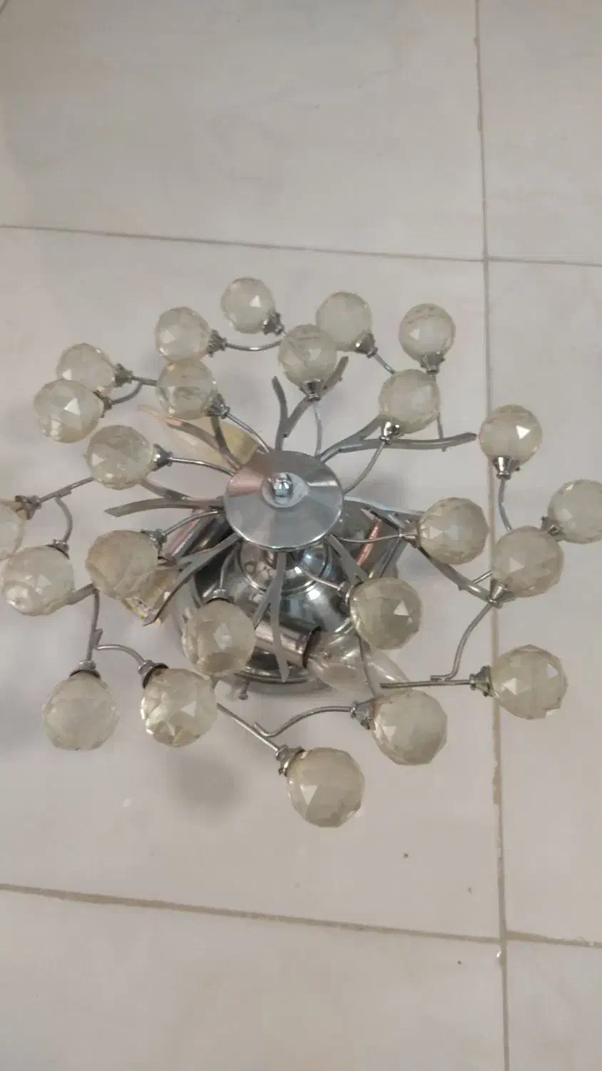 لوستر کریستال|لوستر و چراغ آویز|مشهد, شاهد (شهرک غرب)|دیوار