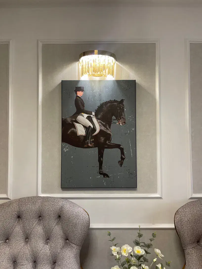 لوستر شیک|لوستر و چراغ آویز|آمل, |دیوار