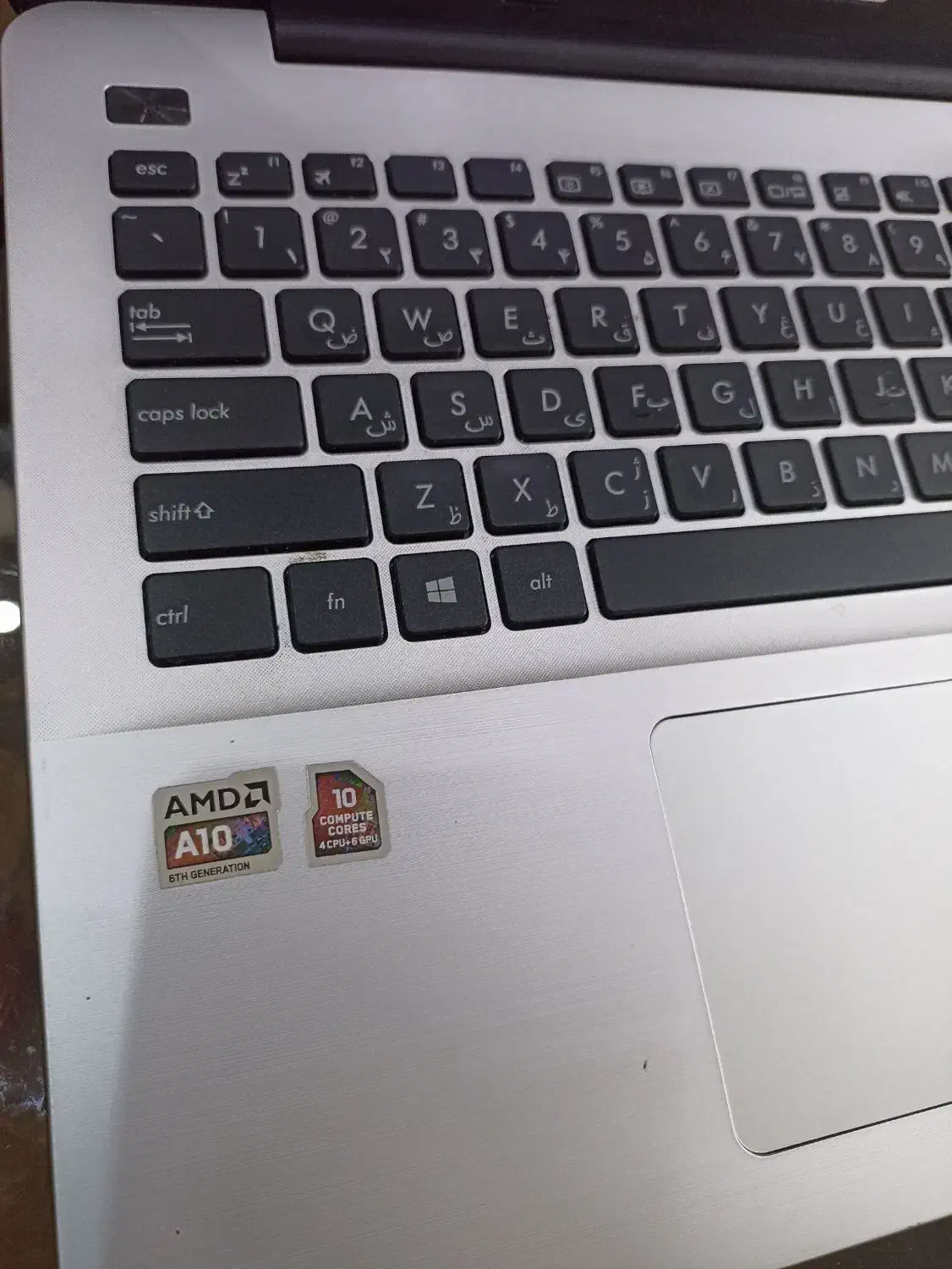 Asus K555D با ۲ گیگ‌ گرافیک Radeon R6|رایانه همراه|اصفهان, آهنگران|دیوار