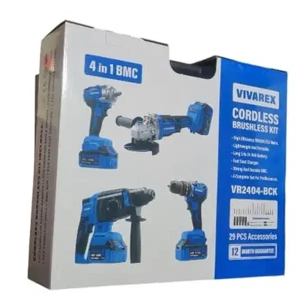 پک 4 عددی شارژی براشلس ویوارکس VR-2404|ابزارآلات|تهران, حسنآباد|دیوار