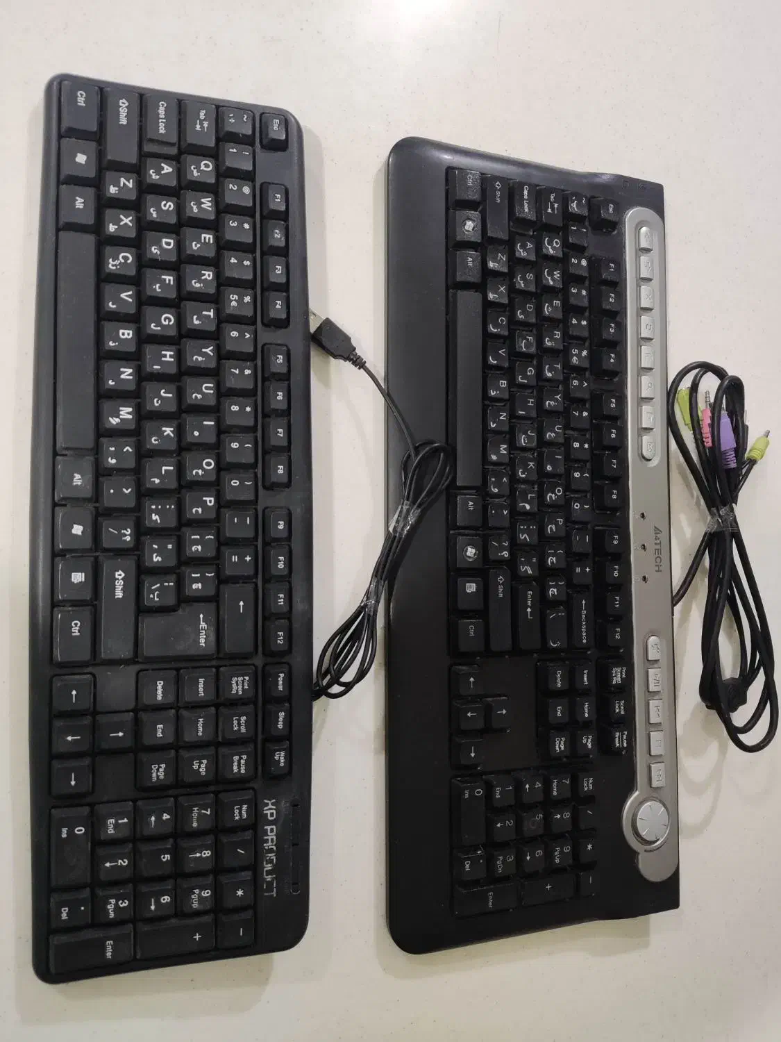 دو عدد کیبورد کامپیوتر|قطعات و لوازم جانبی رایانه|شیراز, فرهنگ شهر|دیوار