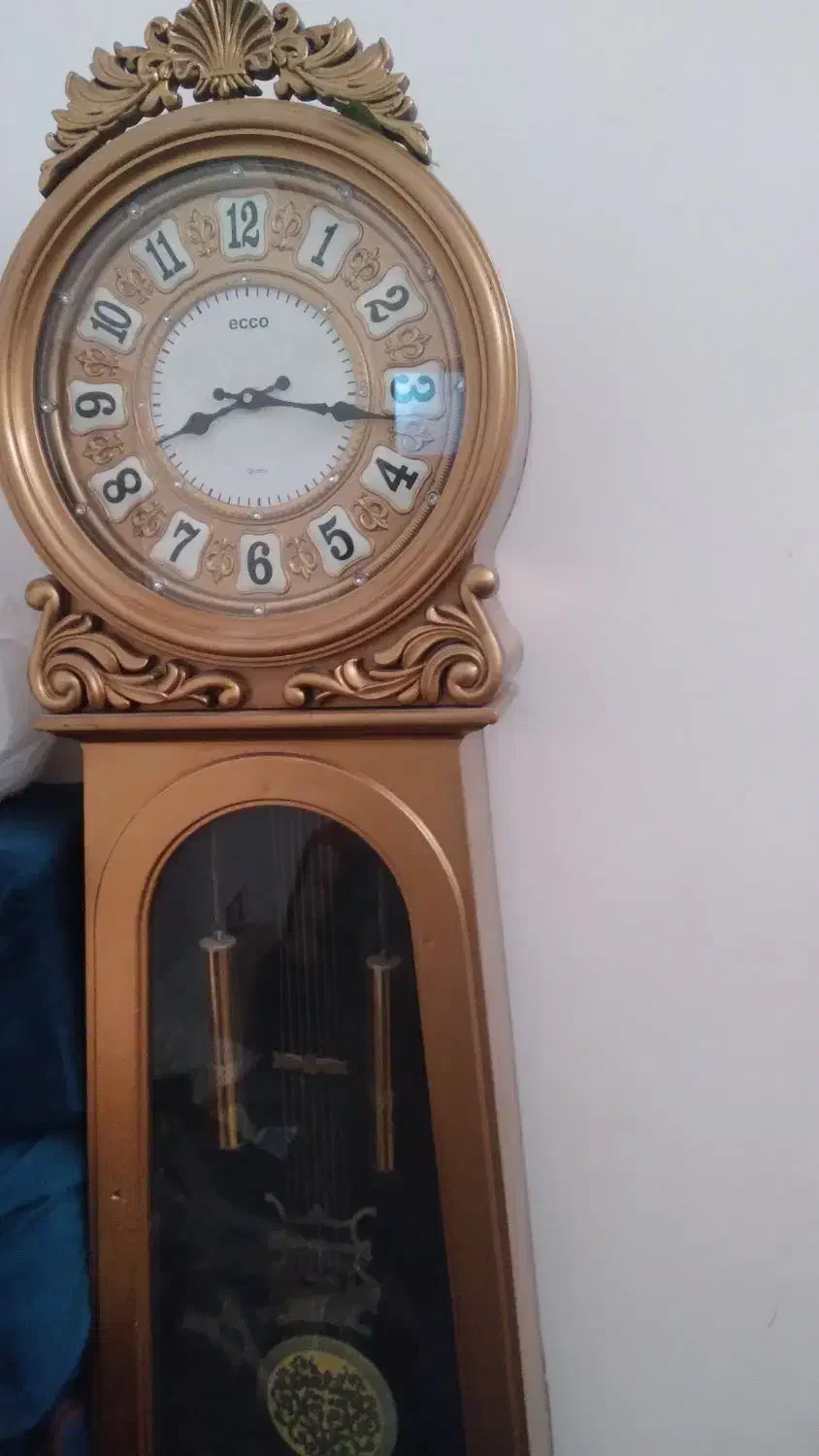 ساعت ایستاده طلایی|ساعت دیواری و تزئینی|زاهدان, |دیوار