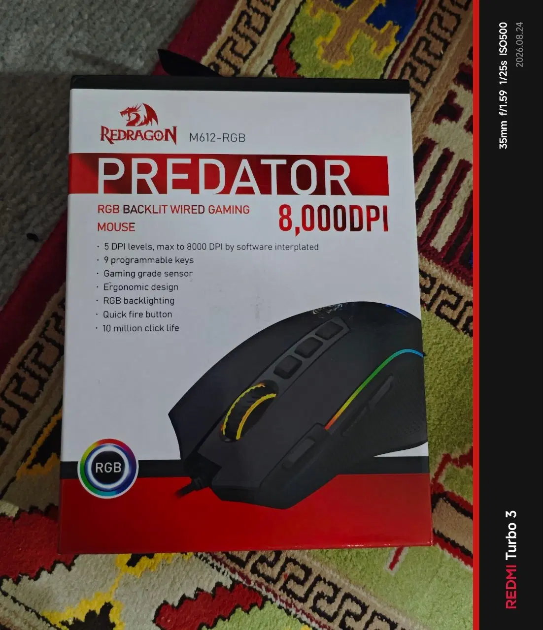 موس REDRAGON M612-RGB|قطعات و لوازم جانبی رایانه|تهران, جابری|دیوار
