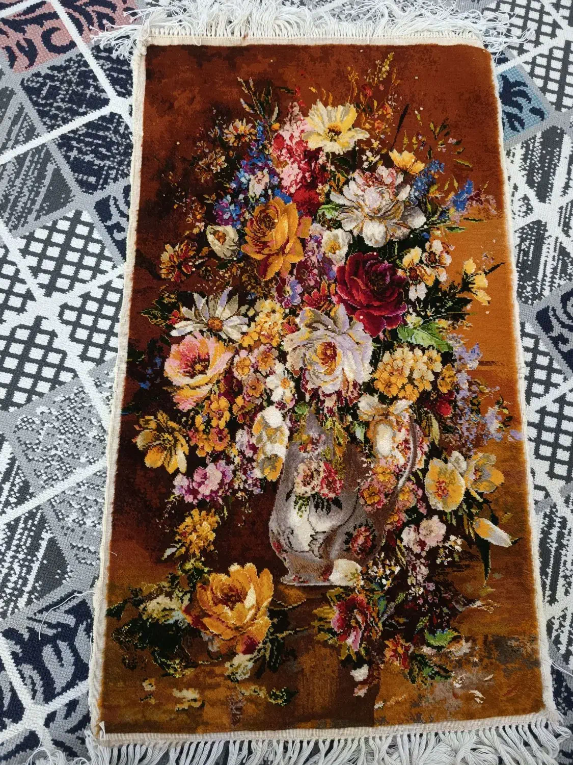 تابلو فرش دست بافت|تابلو فرش|اردکان, |دیوار