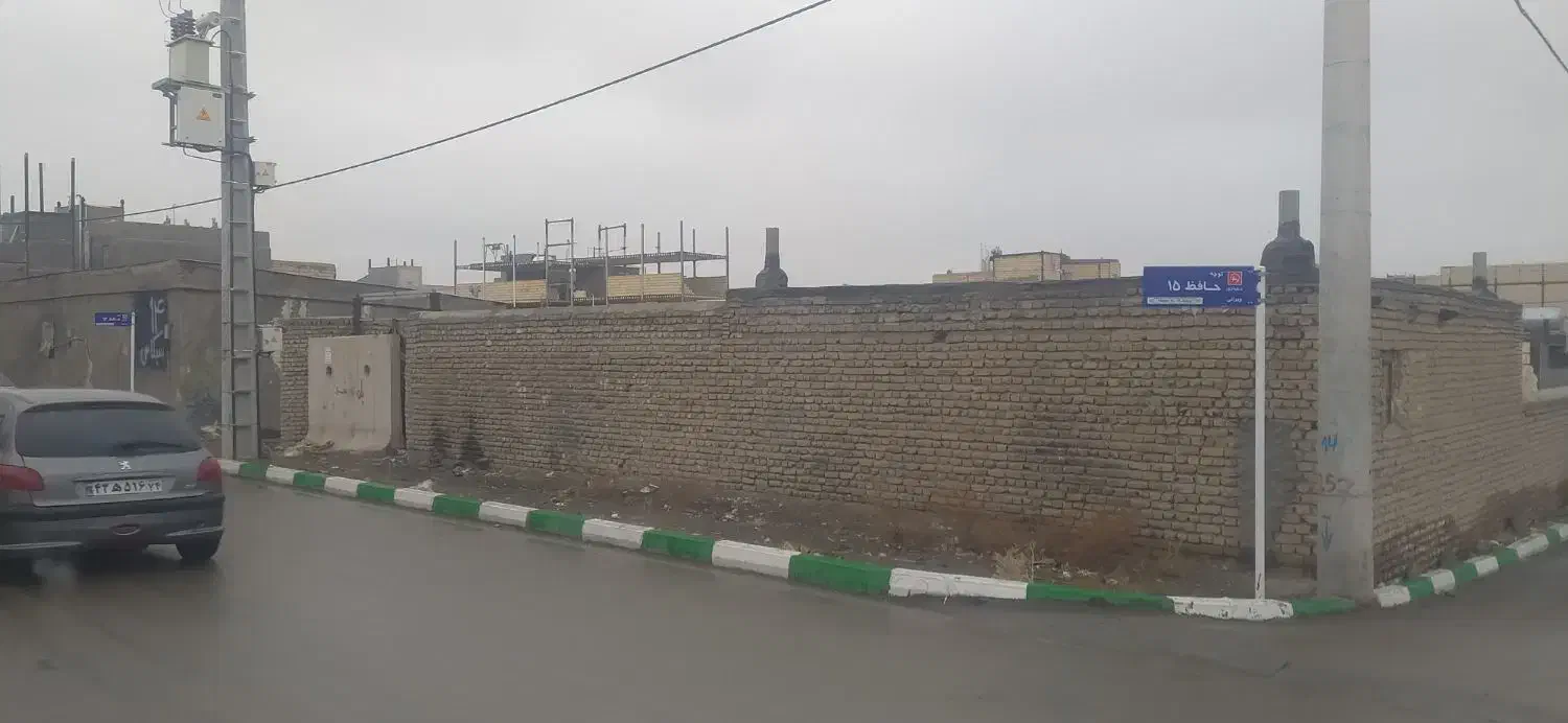 350متر زمین ثامن7نبش حافظ 15|فروش زمین و ملک کلنگی|شاندیز, |دیوار