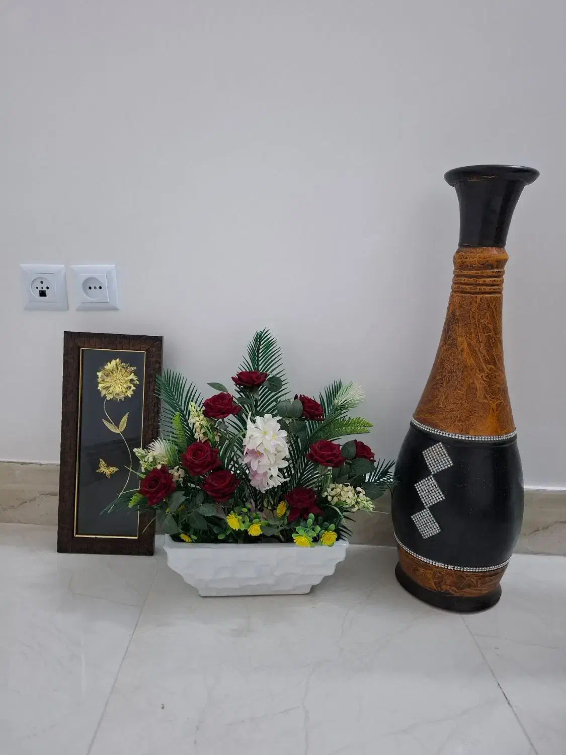 تابلوگل گلدان|صنایع دستی و سایر لوازم تزئینی|مرند, |دیوار