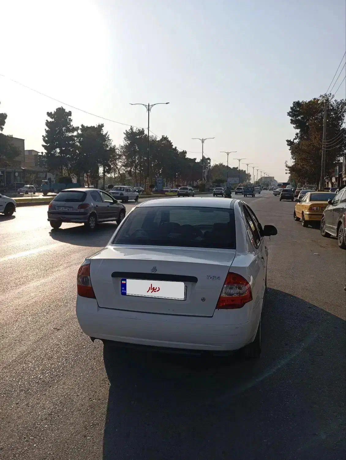تیبا99 سفید|خودرو سواری و وانت|گرگان, |دیوار