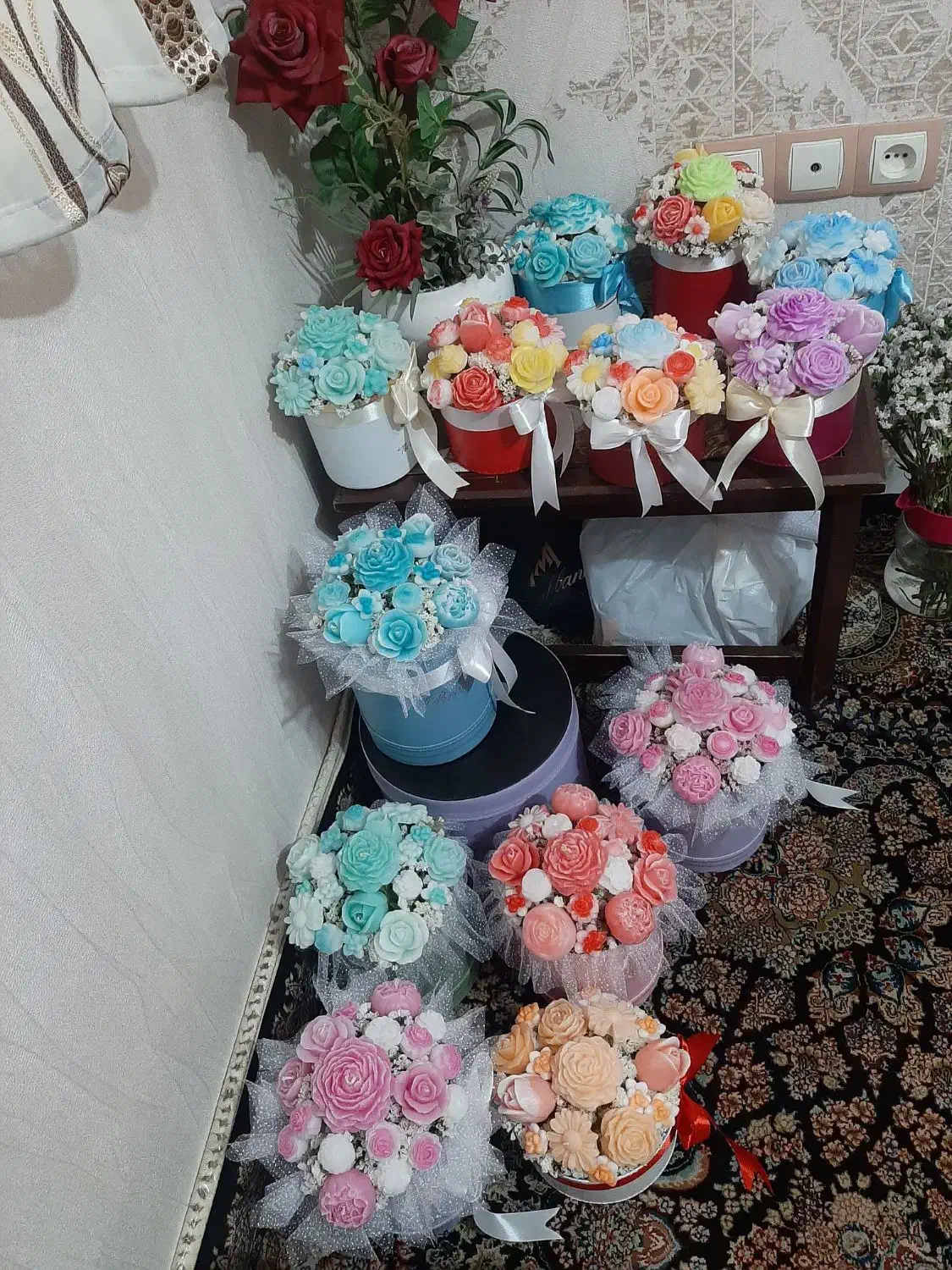 باکس های شمعی ماندگار|گل مصنوعی|تهران, بهداشت|دیوار