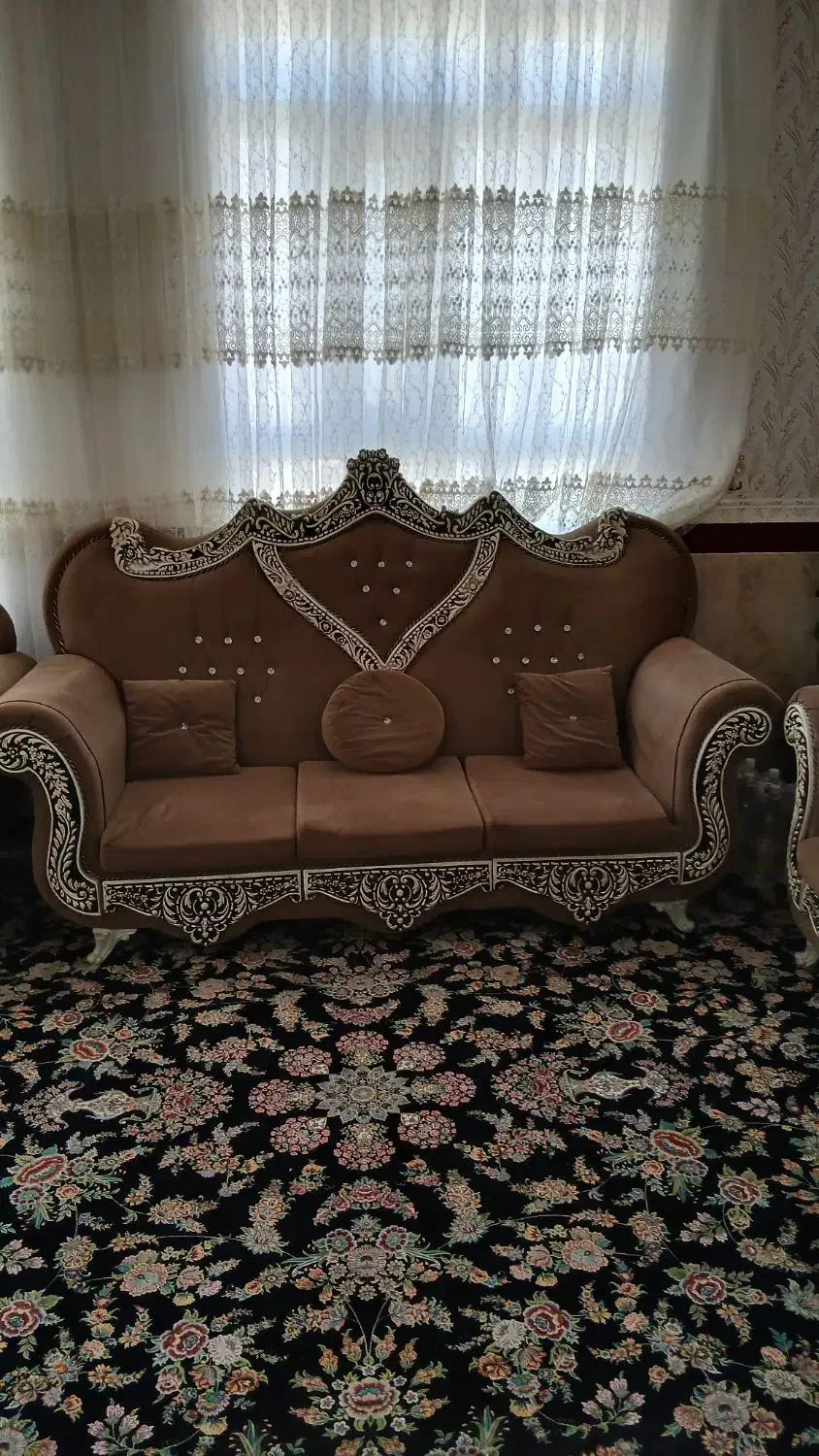 مبل هفت نفره|مبلمان خانگی و میز عسلی|ایوان, |دیوار