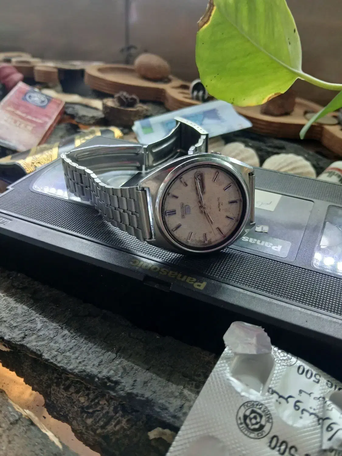 سیکو 5 ژاپنی اصل اصل اوتوماتیک بدون باطری|ساعت|هشتگرد, شهرک بعثت|دیوار