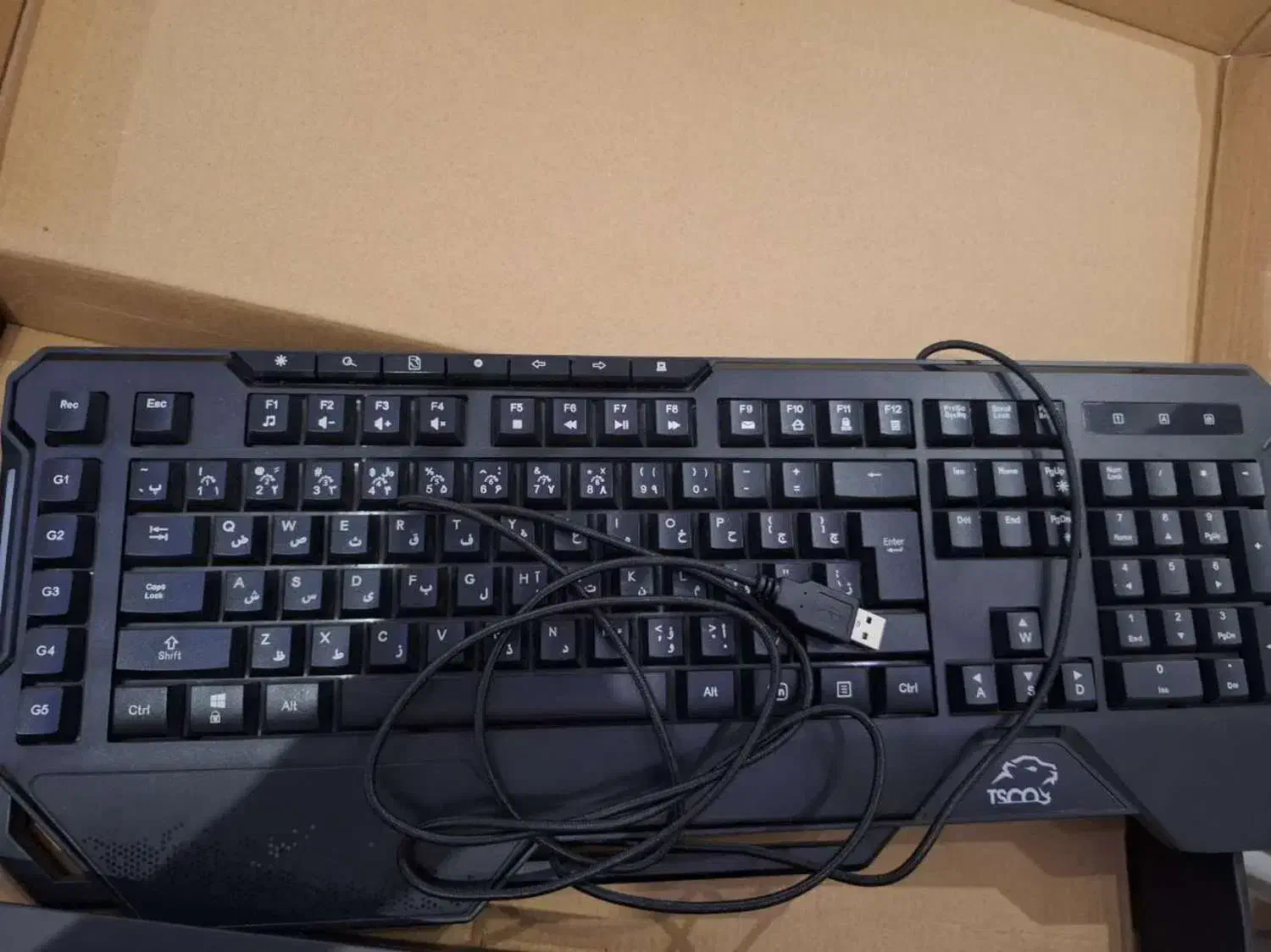 کیبورد TSCO GK8126 نو و تمیز|قطعات و لوازم جانبی رایانه|کرج, کوی امامیه|دیوار