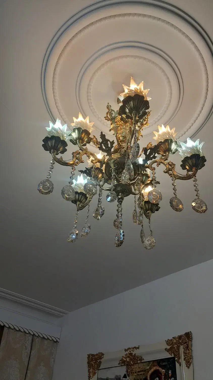 لوستربرنز|لوستر و چراغ آویز|قم, شهرک سازمان آب|دیوار