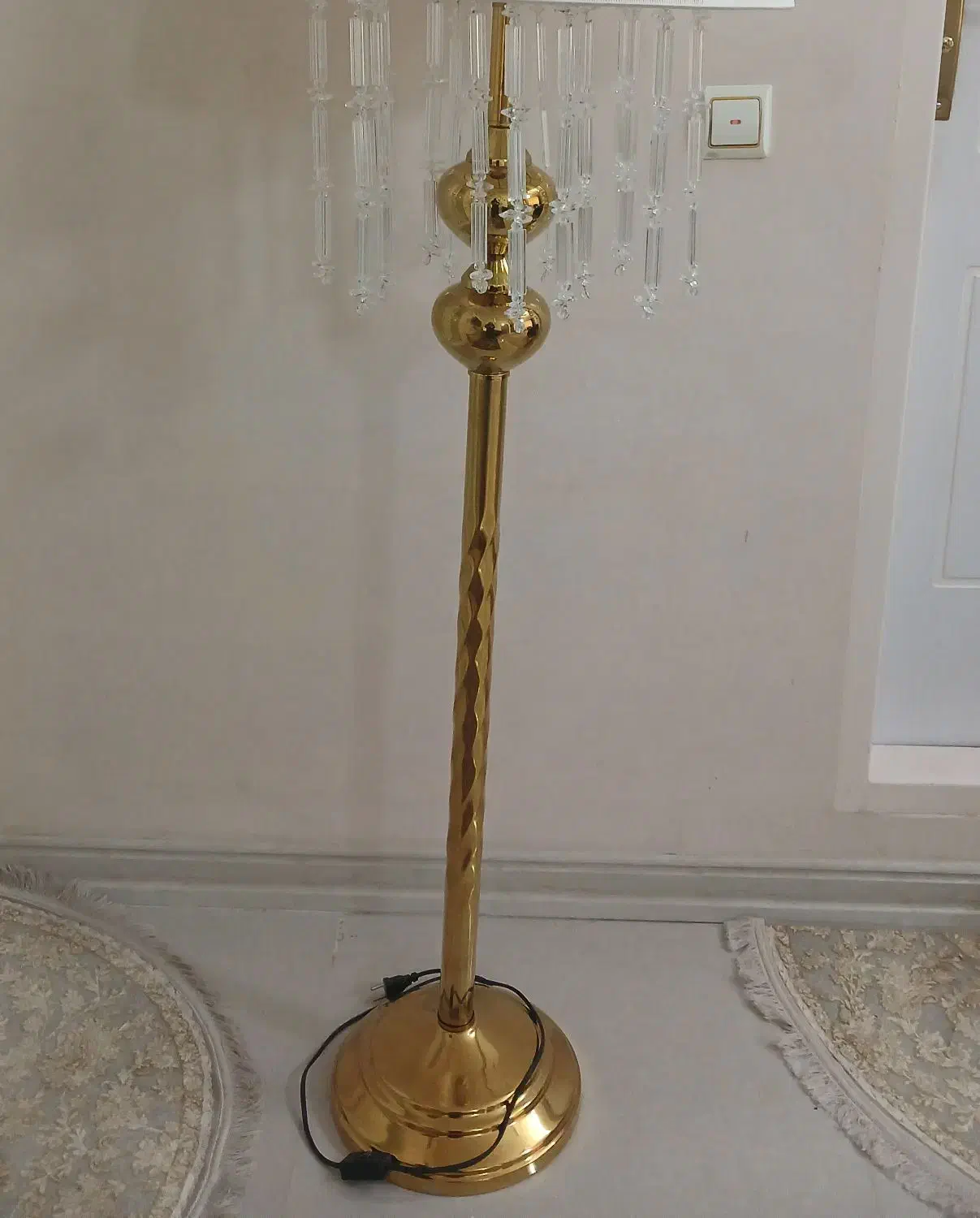 پایه اباژور +کریستال|چراغ خواب و آباژور|محلات, |دیوار