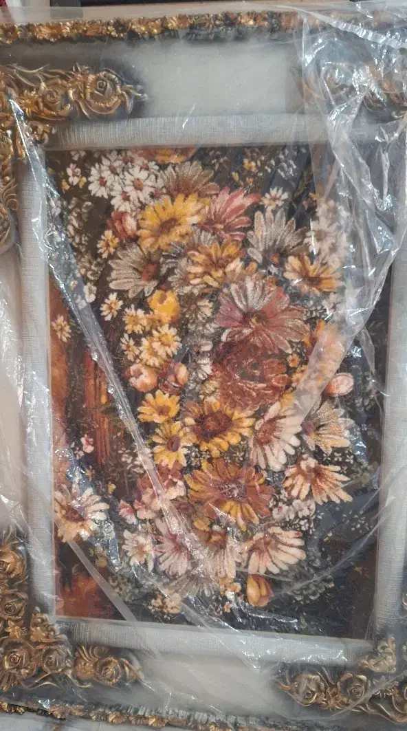 تابلو فرش گلدان گل|تابلو فرش|تویسرکان, |دیوار