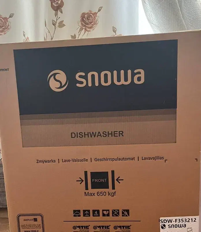 ماشین ظرفشویی اسنوا مدل SDW-F353212|ماشین ظرفشویی|شهرکرد, |دیوار