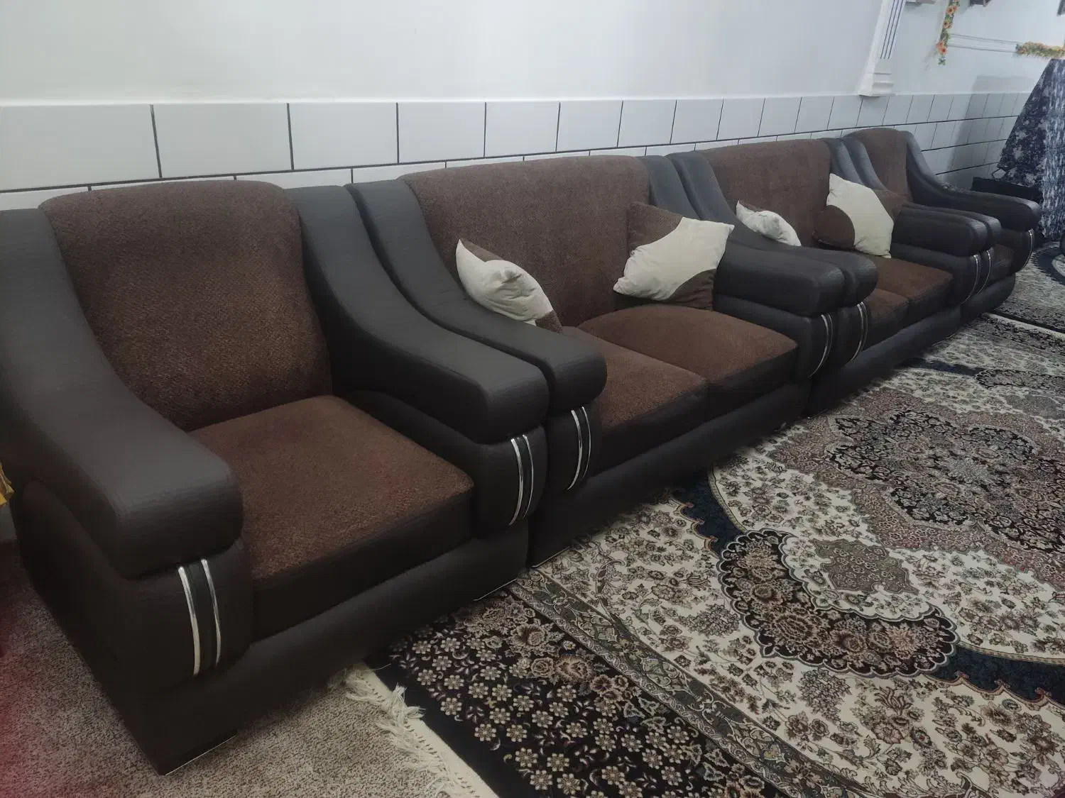 مبل 9 نفره|مبلمان خانگی و میز عسلی|دزفول, |دیوار