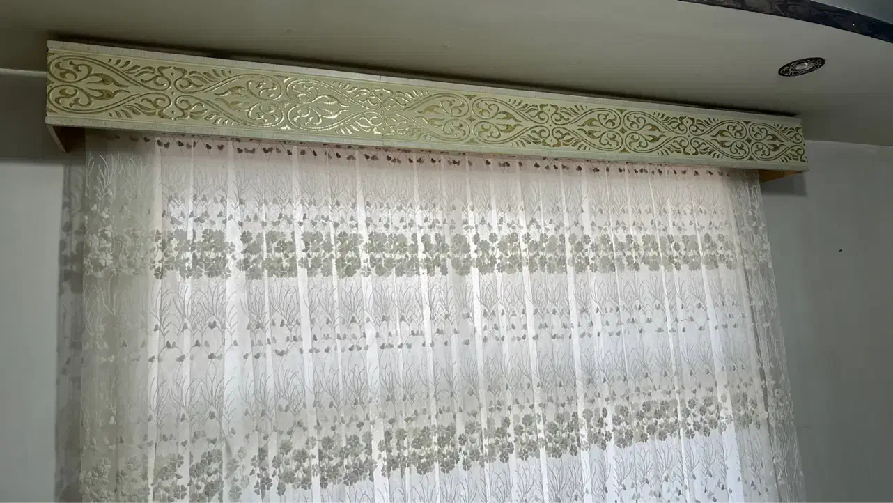 کتیبه پرده|پرده، رانر، رومیزی|صومعهسرا, |دیوار