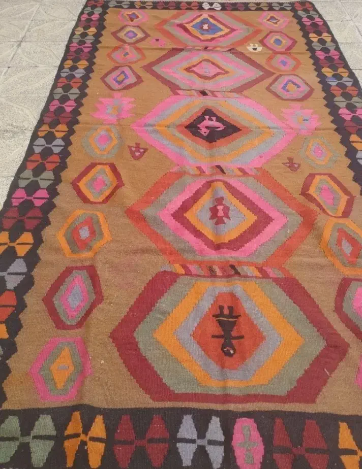 گلیم طبیعی|گلیم، جاجیم، گبه|ویلکیج, |دیوار