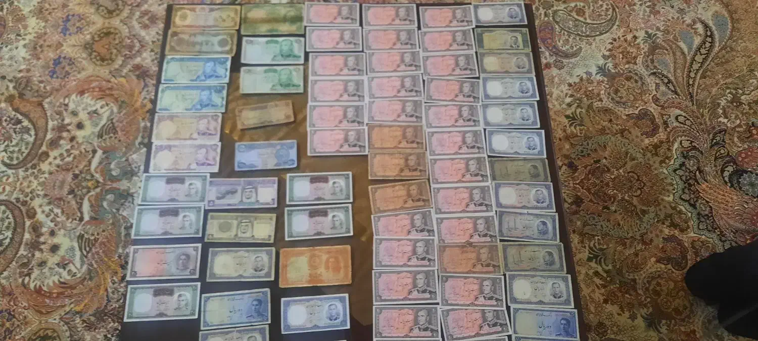 اسکناس شاهی|کلکسیون سکه، تمبر، اسکناس|شازند, |دیوار