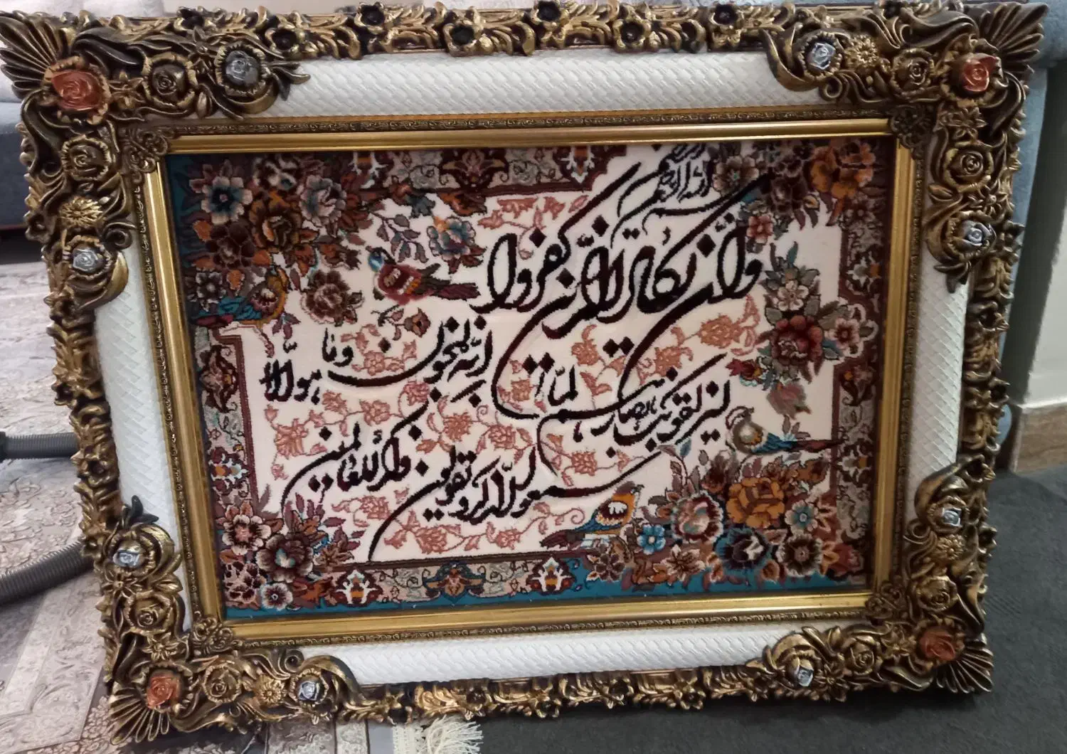 تابلو ون یکاد اندازه ۷۰×۹۰|تابلو فرش|خلخال, |دیوار