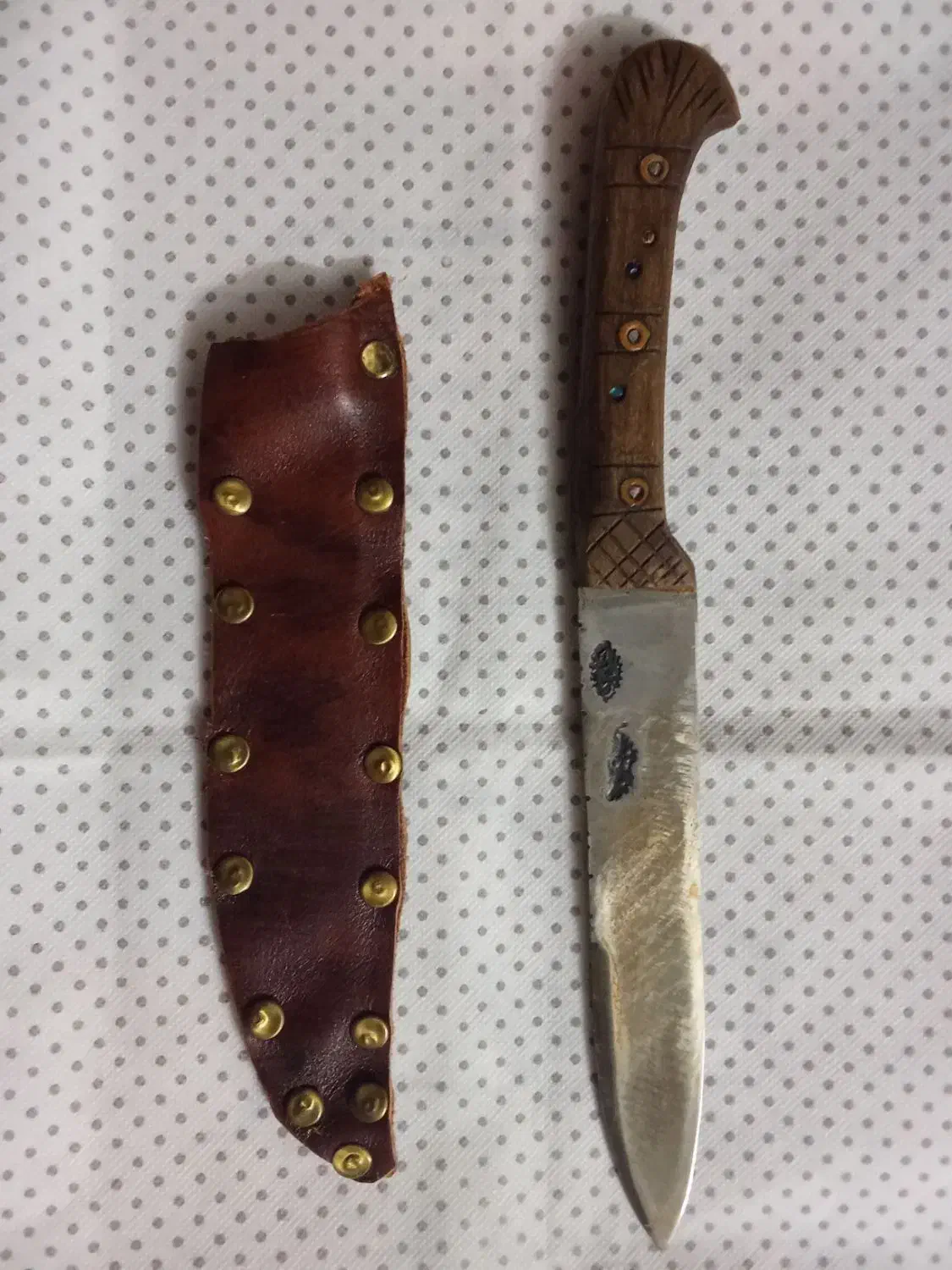 چاقو حیدری قدیمی|کلکسیون اشیاء عتیقه|ورامین, ورامین|دیوار