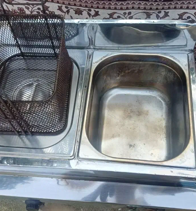 سرخکن دوقلو کاملا سالم|اجاق گاز و لوازم برقی پختوپز|سنگر, |دیوار