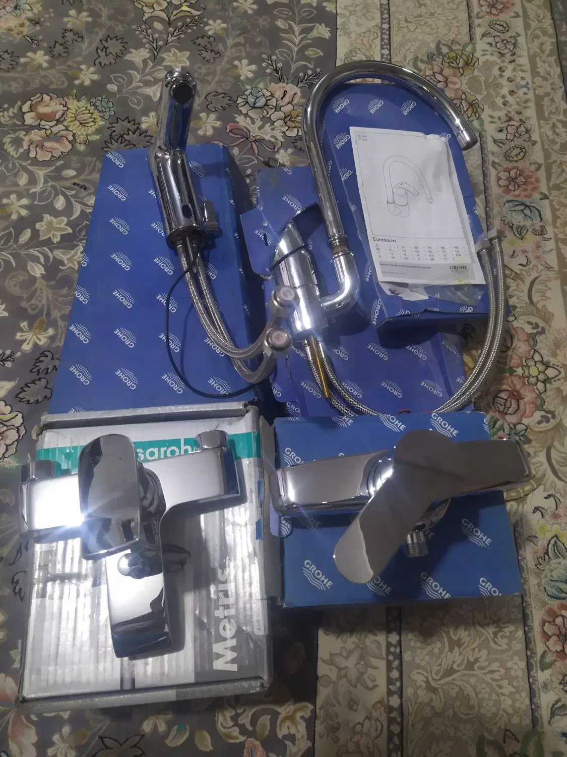 سرویس شیرآلات گروهه آلمان|لوازم سرویس بهداشتی|فلاورجان, |دیوار